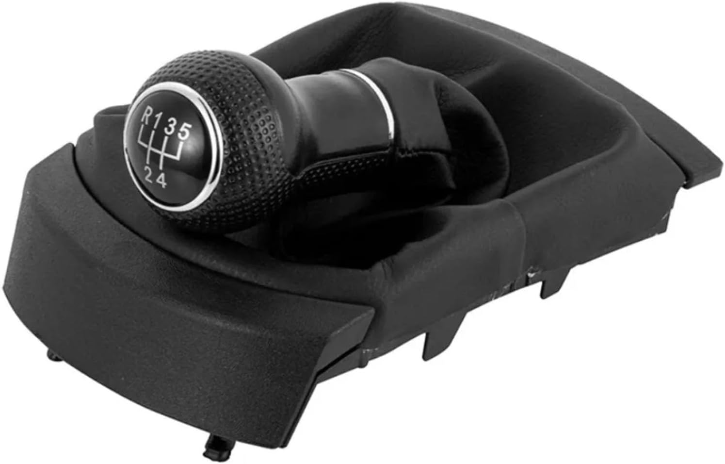 Oulesh Shift Boot for Seat Ibiza 2002-2008, 5/6 Speed Car Gear Shift Knob Lever Stick Gaiter Boot Cover Collar