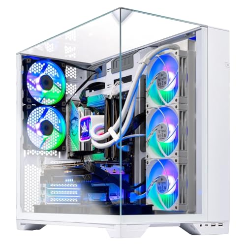 Image of Skytech Gaming O11 Vision Gaming PC, AMD Ryzen 7 9850X3D 4.7GHz, NVIDIA RTX 5070 Ti 16GB VRAM, 2TB Gen4 NVMe SSD, 32GB DDR5 RAM 5600, 850W Gold ATX 3 PSU, 360 ARGB AIO, WI-FI 5, Windows 11, Desktop