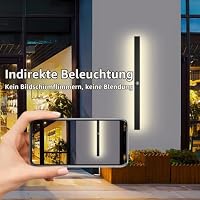 150CM Außenwandleuchte Aussenleuchte mit Bewegungsmelder Wand Naturweiß – Ansicht 6