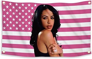 Aaliyah Wall Tapestry Wall Hanging Decor Singer Tapestry for Bedroom Living Room Dorm 3x5 FT