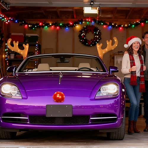 Décoration de Noël pour voiture avec fixation SUV stable - 4
