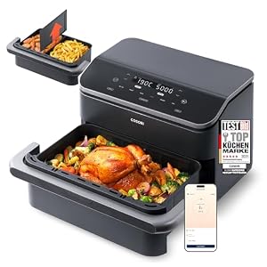 COSORI Dual Blaze TwinFry Heißluftfritteuse 10L