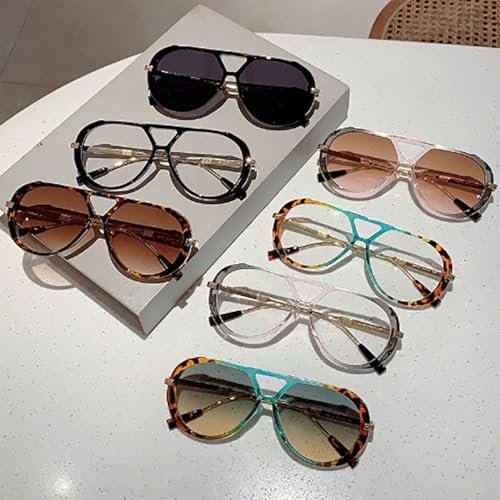 Retro Sunglasses,Trendy Rectangle Womens Mens Shades Sun Glasses3