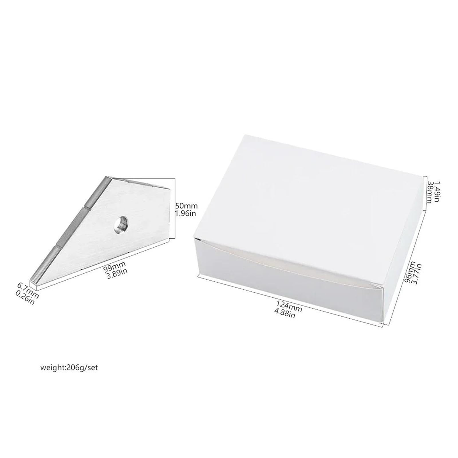 Herramienta profesional de medición de trastes para guitarra eléctrica y bajo.