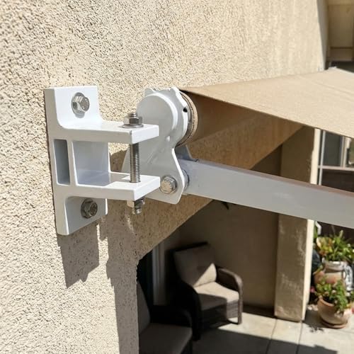 Support d'auvent rétractable avec matériel de remplacement robuste en aluminium
