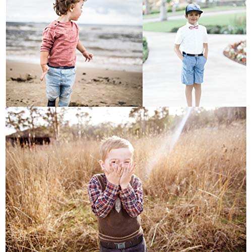 Welrog Kids Toddler Belt Elastic Adjustable Stretch For Boys Girls Belts With Easy Zinc Alloy Buckle (Navy Blue) #TOP5