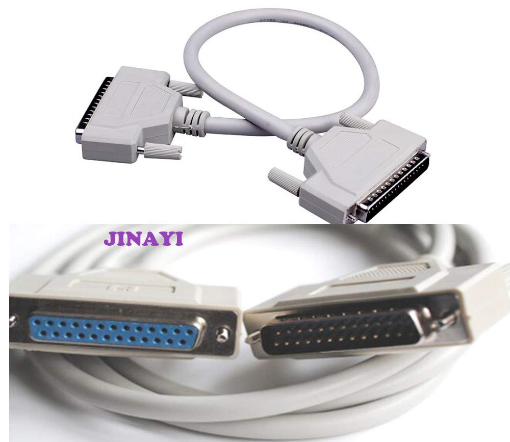 Wiring Connecting Terminals - 25 Pin DB25 Male to DB25 Female Parallel Printer Cable 1.5m Connector