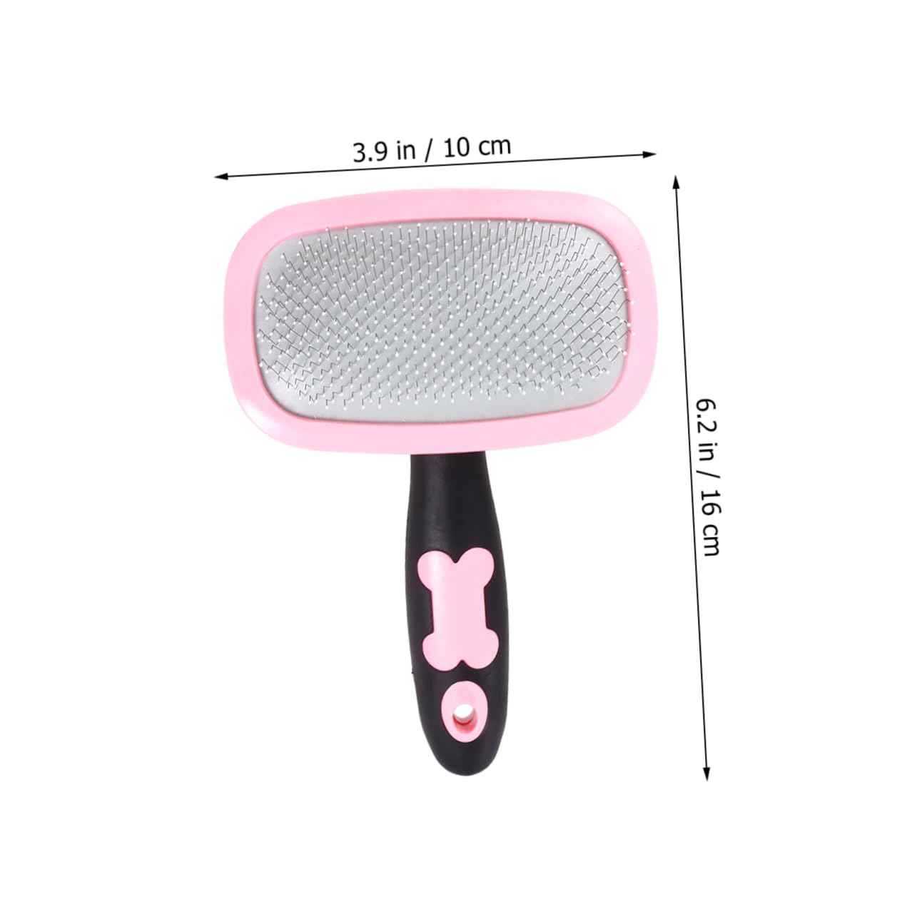 BESPORTBLE 3piezas Peine De Masaje Para Rotatorio Herramienta De Limpieza y Aseo Para y Gatos Grande Color Rosa Con Puntos