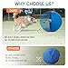 TailWaggers Jingle Herding Ball for Dogs,Durable Cover for Long-Lasting Dog Toys, for Exercise andEntertainment Dogs in Backyard-18in