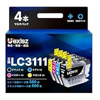Amazon.co.jp: LC3111 LC3111-4PK ブラザー 用 インク LC3111 4色 大