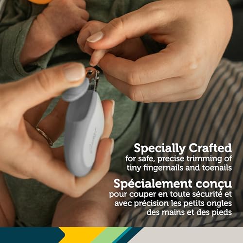 Safety 1St Steady Grip Infant Nail Clipper, Sea Stone Aqua - image 5