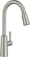 Moen Riley 7402SRS Spot Resist Stainless Pulldown Kitchen Faucet with Power Clean & Reflex System