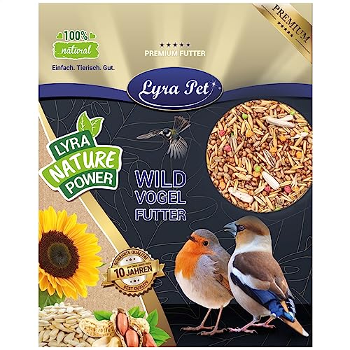 Lyra Pet® | 25 kg Streufutter | Wildvogelfutter Ganzjährig | Mischfutter aus Getreide & Samen | Ideal für Vogelhäuser & Futterspender | Abwechslungsreiches & fetthaltiges Vogelfutter für Wildvögel