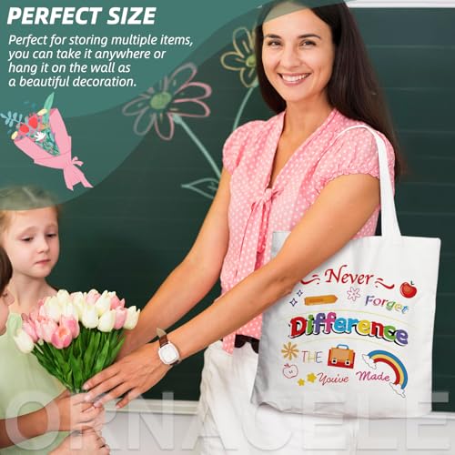 Set de 4 bolsas tipo tote para regalo a profesores miniatura 6