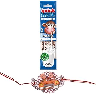 Quick Milk Magic Sipper Straw with Cartoon Motu Patlu Rakhi | Rakhi Gift For Brother |Magic Sipper Straw | 32-picture-28