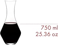 Vista 3 de RIEDEL Merlot Decanter, Machine-Made Crystal Glass for Red Wines, 25 oz, Dishwasher Safe (1440/14)