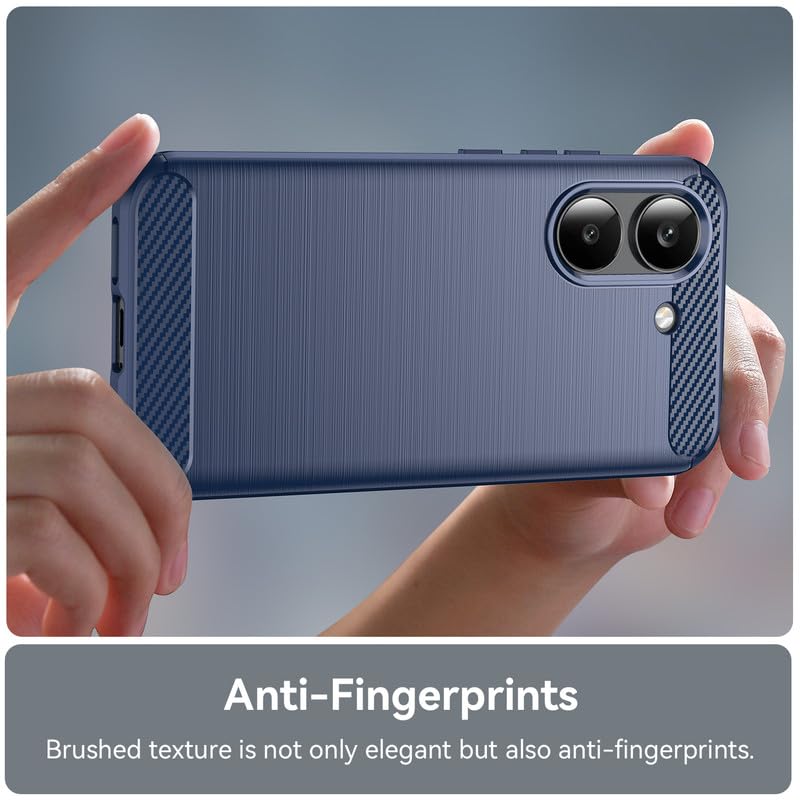 Image of Basic Case for Poco X8 Pro 5G (Carbon Fibre Blue)