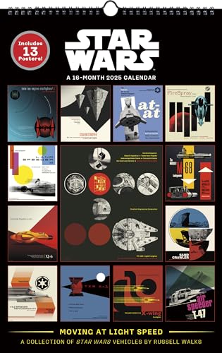 2025 Star Wars: Moving at Lightspeed - Russell Walks Oversized Poster Calendar