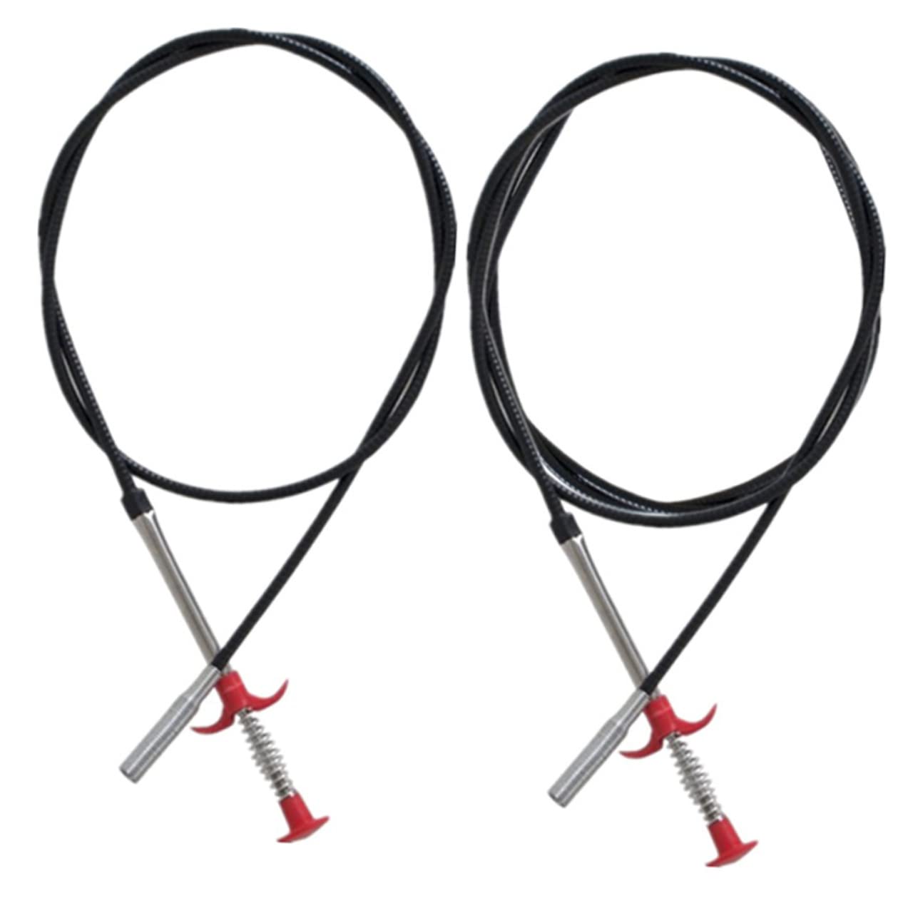Didiseaon 2pcs Pipe Picker Flexible Grabber Tool Claw Flexible Claw Grabber Drain Clean Claw Trash Claw Grabber Bendable Hose Clip Gutter Cleaner Sink Dredge Tool Drain Pickup Tool Hook Pp