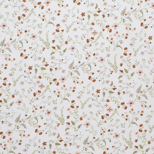 Baumwolljersey | Die Stofftante | Florale...