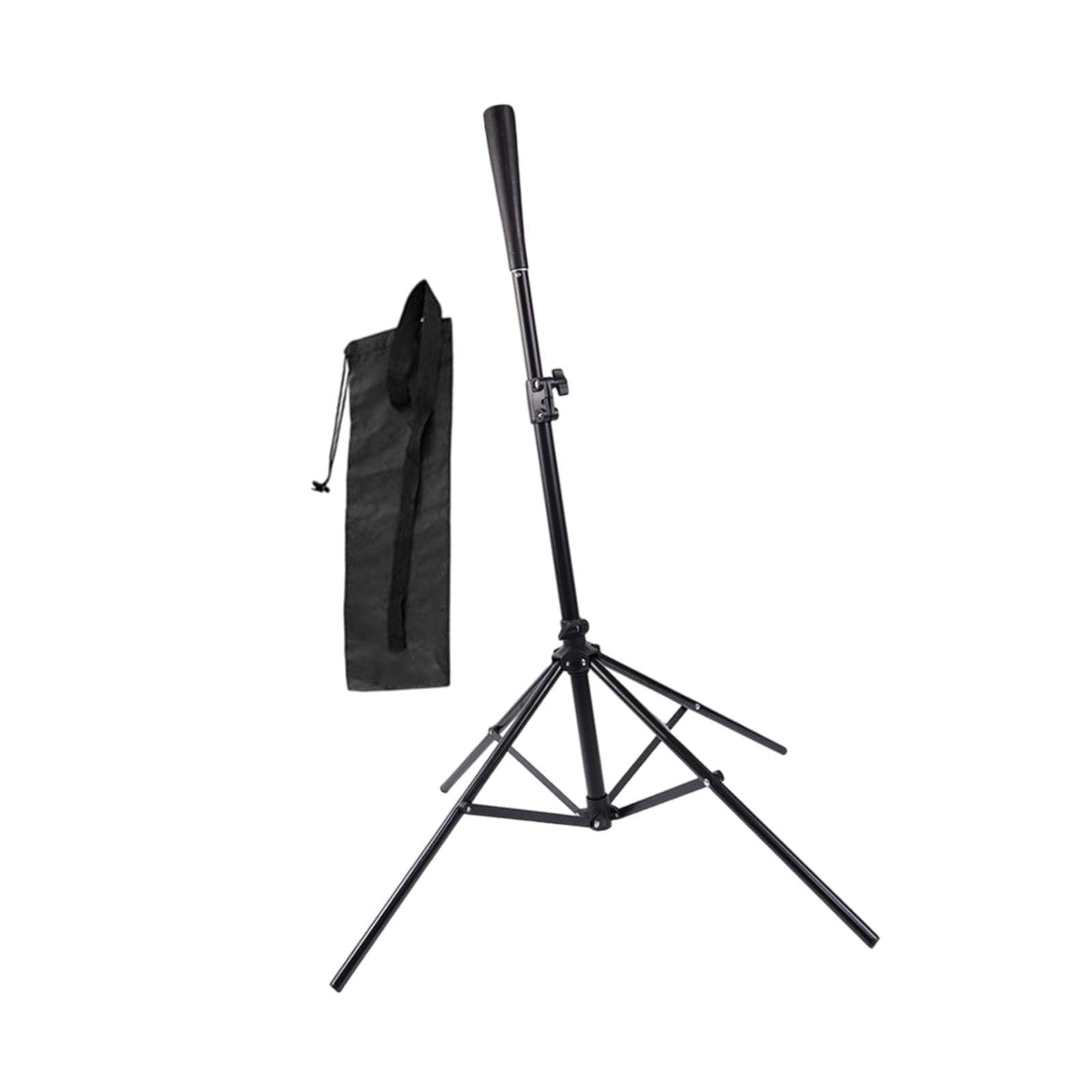 Colaxi Baseball Tee Batting Tee with Storage Bag Foldable Softball Rubber Stable Quadruped Stand Base for Adults and Teens Beginners