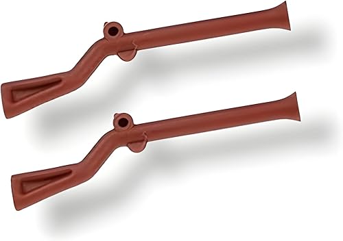 LEGO Accesorios: Mosquete Flintlock marrón - Pistola pirata x2