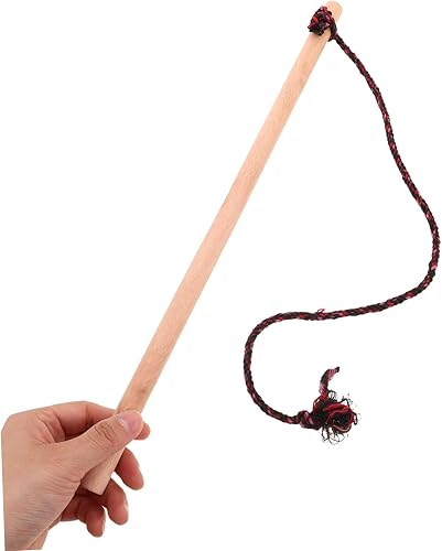 1Set Wooden Spinning Top with String Handmade Gyro for Outdoor Fitness and Exercise Traditional Chinese Wood Carved Gyroscope for Active Fun and Workouts