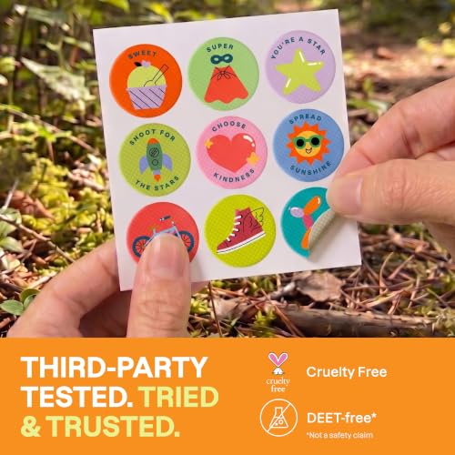 Cliganic Mosquito Repellent Stickers, 90 Pack - Natural DEET-Free, Essential Oil - image 8