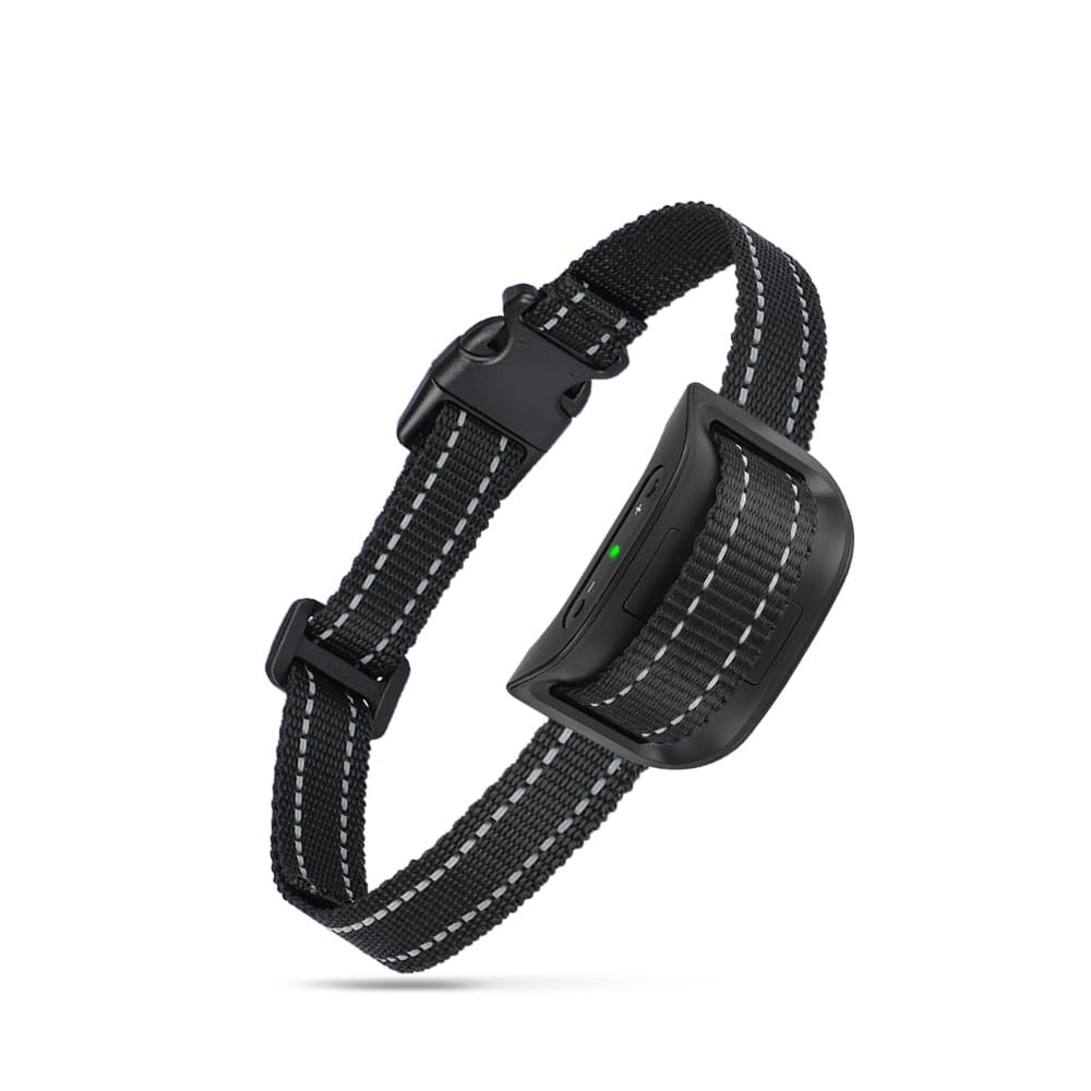 Animavira Anti Bark Collar for Dogs, Adjustable Bark Collar for Small Medium Large Dogs, Anti Barking Device & Dog Barking Deterrent for Training & Behaviour Support