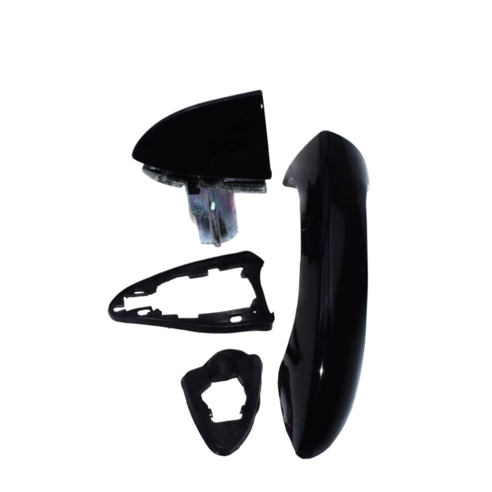 DUHNXUJ Car Door Handle for BMW for X5 E53 51218257737 51218257738 Auto Parts Car Outside Door Handle Front Rear Left Right(Right Rear)