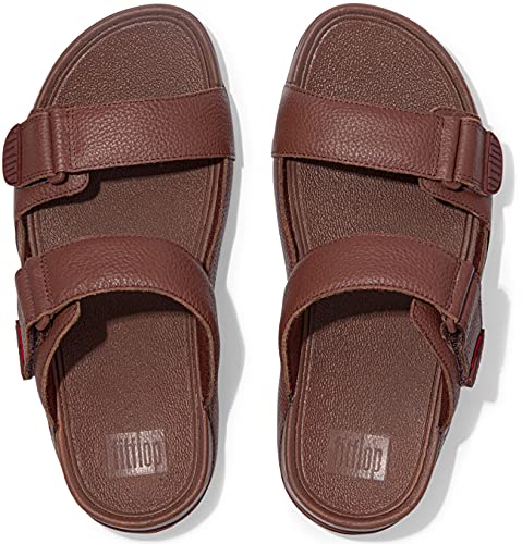 Image of FitFlop Men's Gogh Moc Slide Leather Sandal