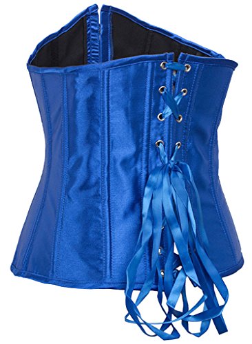 Image of Alivila.Y Fashion Womens Sexy Satin Vintage Underbust Waist Training Corset Bustier