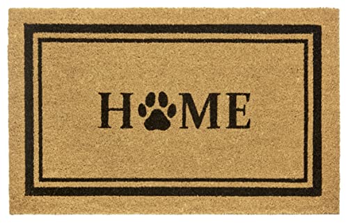 Pudel Fußmatte 73x43cm - Wasserdichte Eingangsmatte Mit Hundemotiv Für Innen & Außen