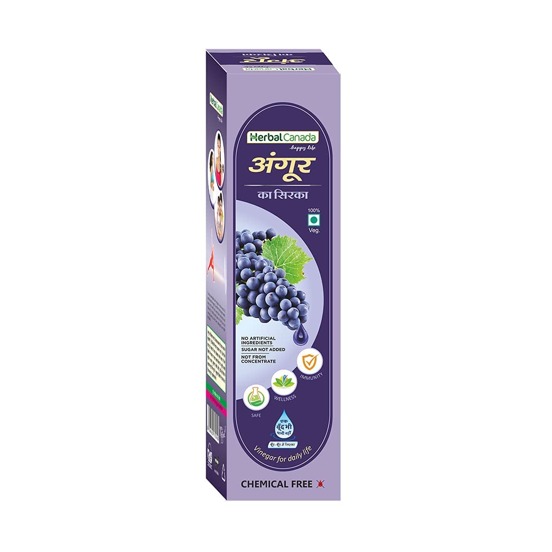 CROW Ziołowy ocet winogronowy kanadyjski, 500 ml