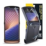[1SET4PCS] GOBUKEE Motorola Moto Razr 5G 2020 Screen Protector (with HINGE Protector) Easy to...