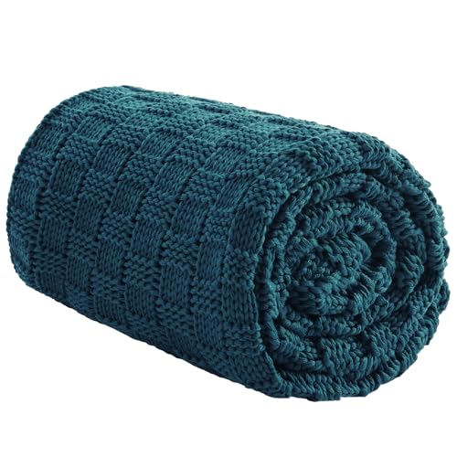 Knitted Weighted Blanket for Adult, No Beads Heavy Blanket 60"x80" 20lbs