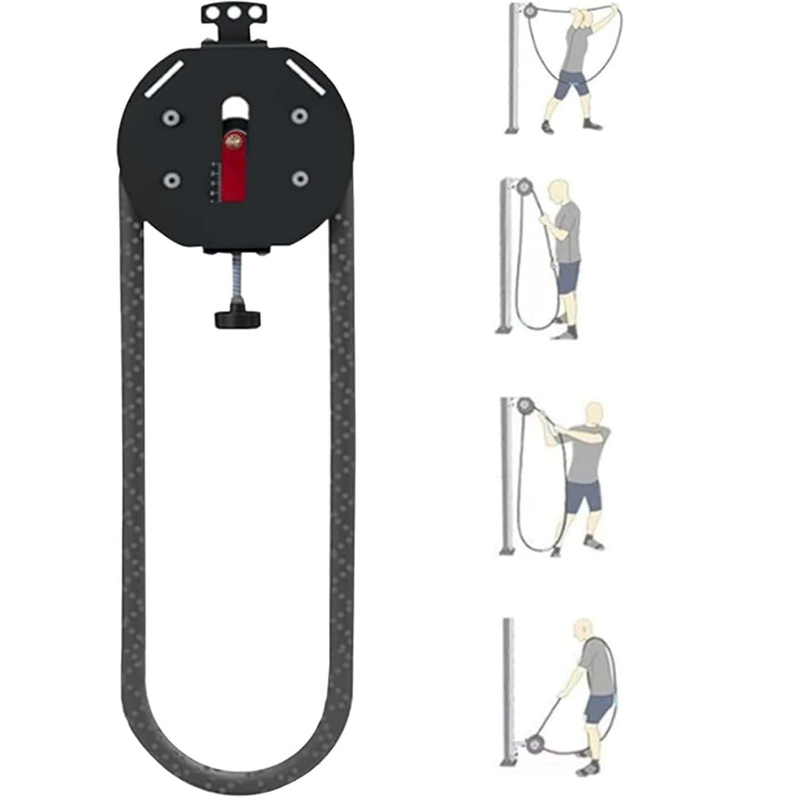 Trenażer Linowy Endless Rope Do Domowej Siłowni, Maszyna Z Liną Infin-ity Rope, Maszyna Z Liną Z Regulowanym Oporem (3-30 Kg), Przenośny Sprzęt Do Ćwiczeń Trening Hiit, Cardio