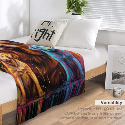 Manta para sofá y cama de perro mullida en franela suave 7