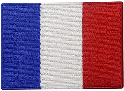 Drapeau de la France Emblème Brodé Applique Française Fer Sur/Coudre Sur Patch Uniforme Militaire Attache De Fer Crochet Sur Emblème Cover