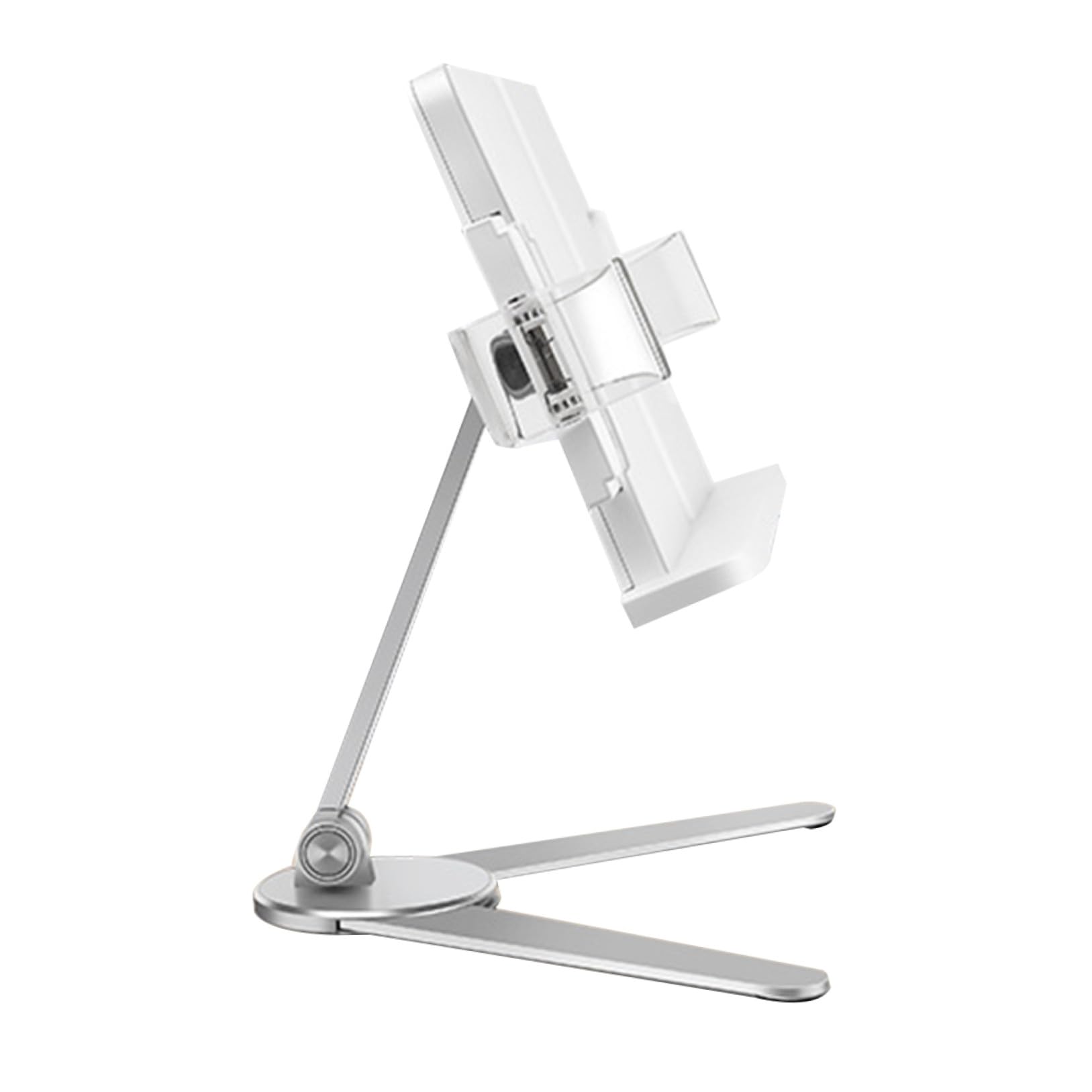 Kompakter Leseständer in Silber aus ABS Verstellbarer Buchhalter mit Multifunktionaler Nutzung und Kreativem Einfachem Design für Schulbücher und Zuhause