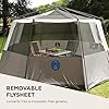 Coleman Tent Octagon, 6 to 8 Man Festival Dome Tent, Waterproof Family Camping Tent with Sewn-in Groundsheet