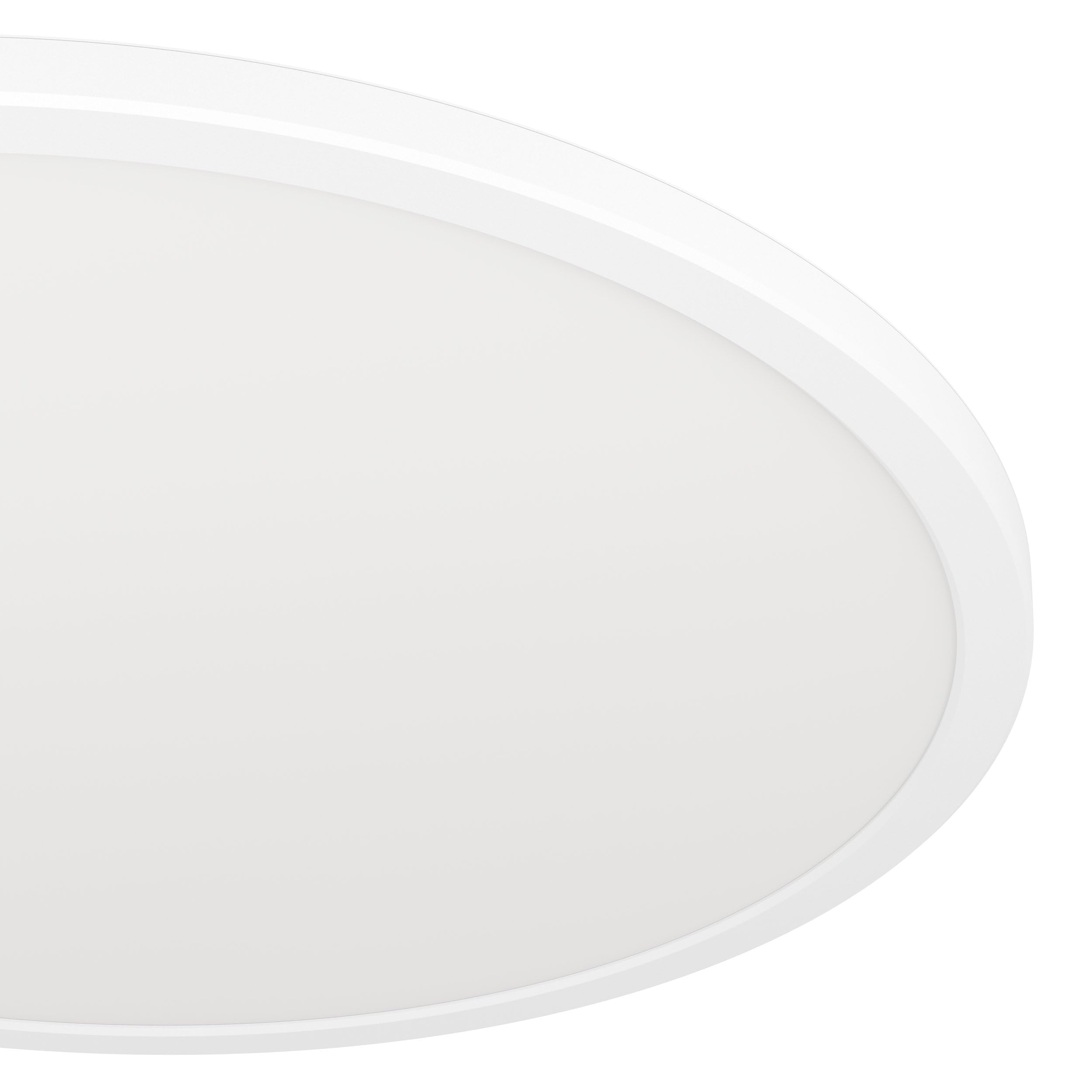 EGLO LED Deckenleuchte Rovito runde Badezimmer | Deckenlampe mit Fernbedienung, Badlampe Decke aus Kunststoff in Weiß, Deckenbeleuchtung warmweiß-kaltweiß, IP44, Ø 50 cm