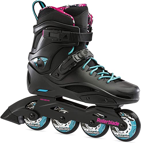 Rollerblade RB Cruiser Women's Adult Fitness Inline Skate, Black/Aqua,...