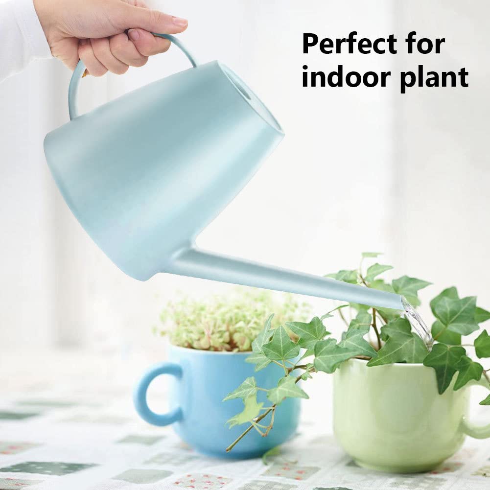 LOYUYU Tanque de Agua de PláStico 1.8L Planta PequeñA, Ligera y Encantadora de JardíN Interior y Exterior, Tanque de Agua con Ducha Gris