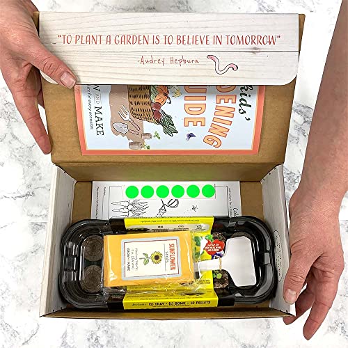 Diy Gardening Kit For Kids Girls & Boys Of All Ages | Fun Craft Activity Kids Plant Growing Kit| Learn How To Grow Your Own Vegetables & Flowers With Supplies From Grow And Make| Kids Seed Growing Kit #TOP6