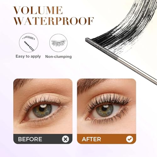 Iron-Eye-MascaraWaschbare-Metal-Wand-Mascara-Schwarz-Wimperntusche-3D-Super-CurlingLang-anhaltendes-Volumen-klumpenfrei-mit-wischfesten-Pigmenten-2Pack - Sparfuchs24.io - Preisvergleich & Top Angebote Online