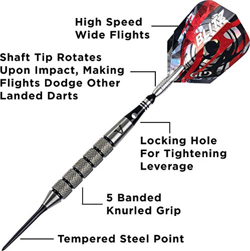 Viper 23-2728-28 By Gld Products Unisex Adult Viper Blitz 95 Tungsten Steel Tip Dart Set thumb #2