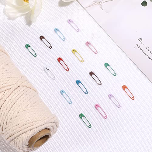 150Pcs Safety Pins, 19Mm Mini Safety Pins For Clothes Metal Safety Pin For Clothing Sewing Handicrafts Jewelry Making (Colorful) #TOP4