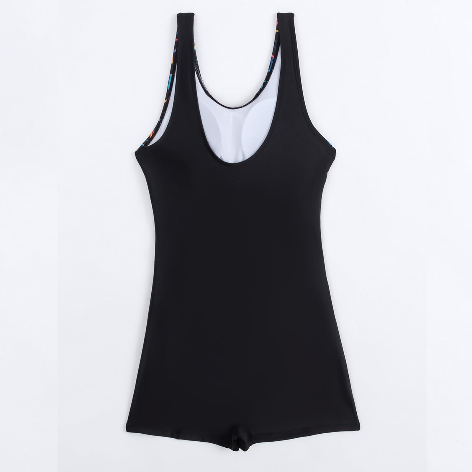 Generico Costume da Bagno Donna, Sportivo da Boyleg Racerback Sportivo A Copertura Totale, Facile da Indossare