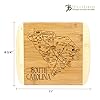 Totally Bamboo A Slice of Life South Carolina State Serving and Cutting Board, 11" x 8.75" #5